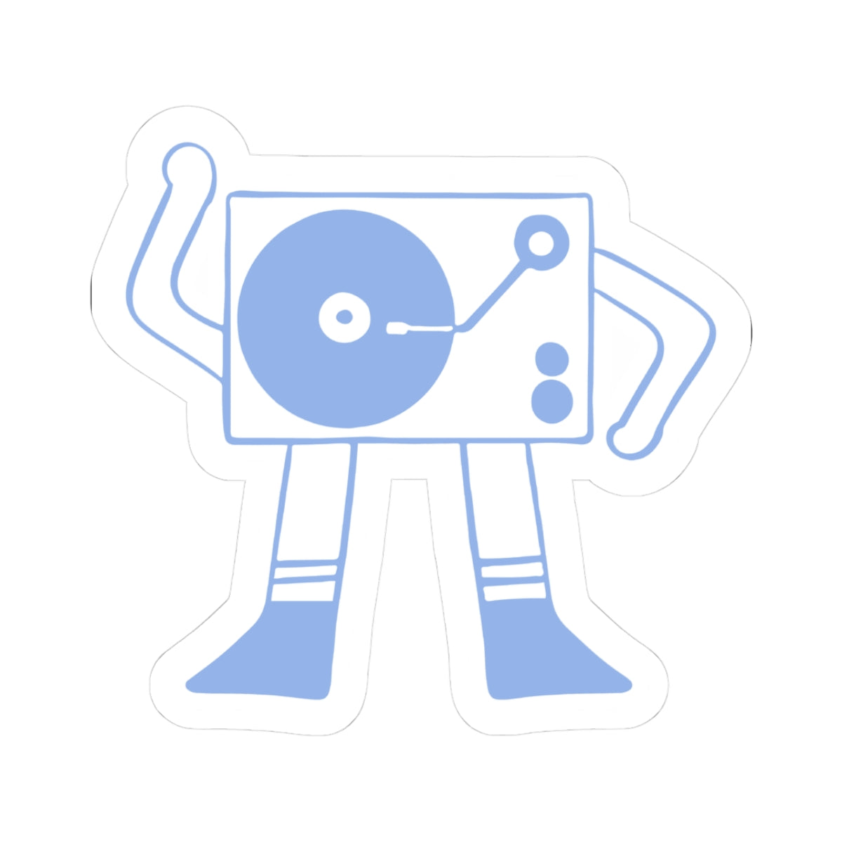 Record Head Kiss-Cut Sticker