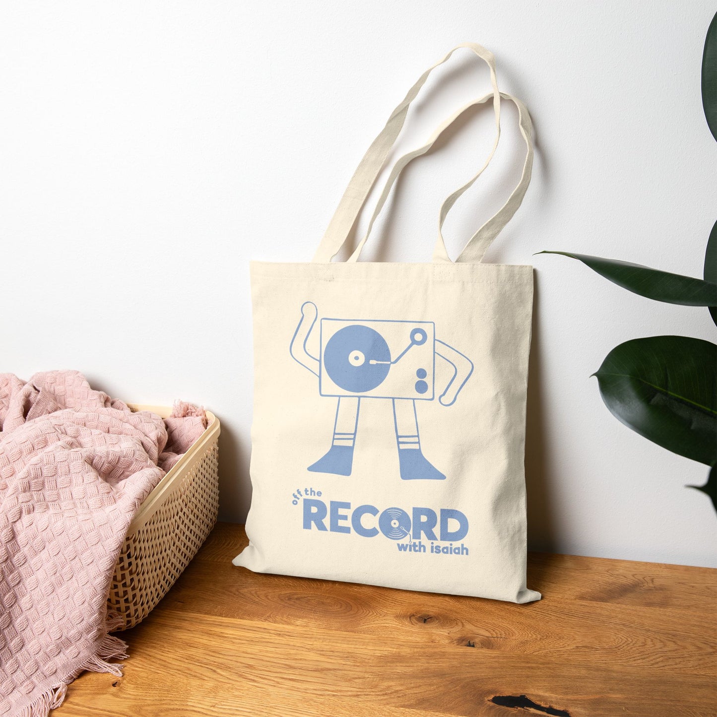 Record Head Tote Bag