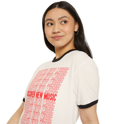 Discover New Music Ringer T-Shirt