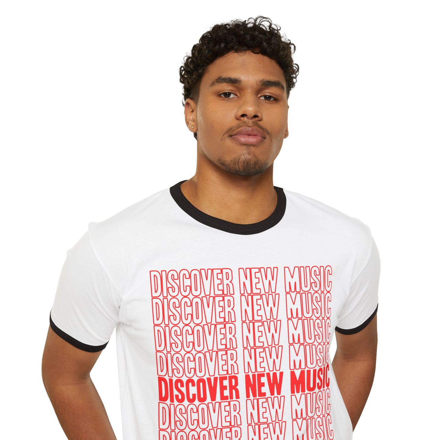 Discover New Music Ringer T-Shirt