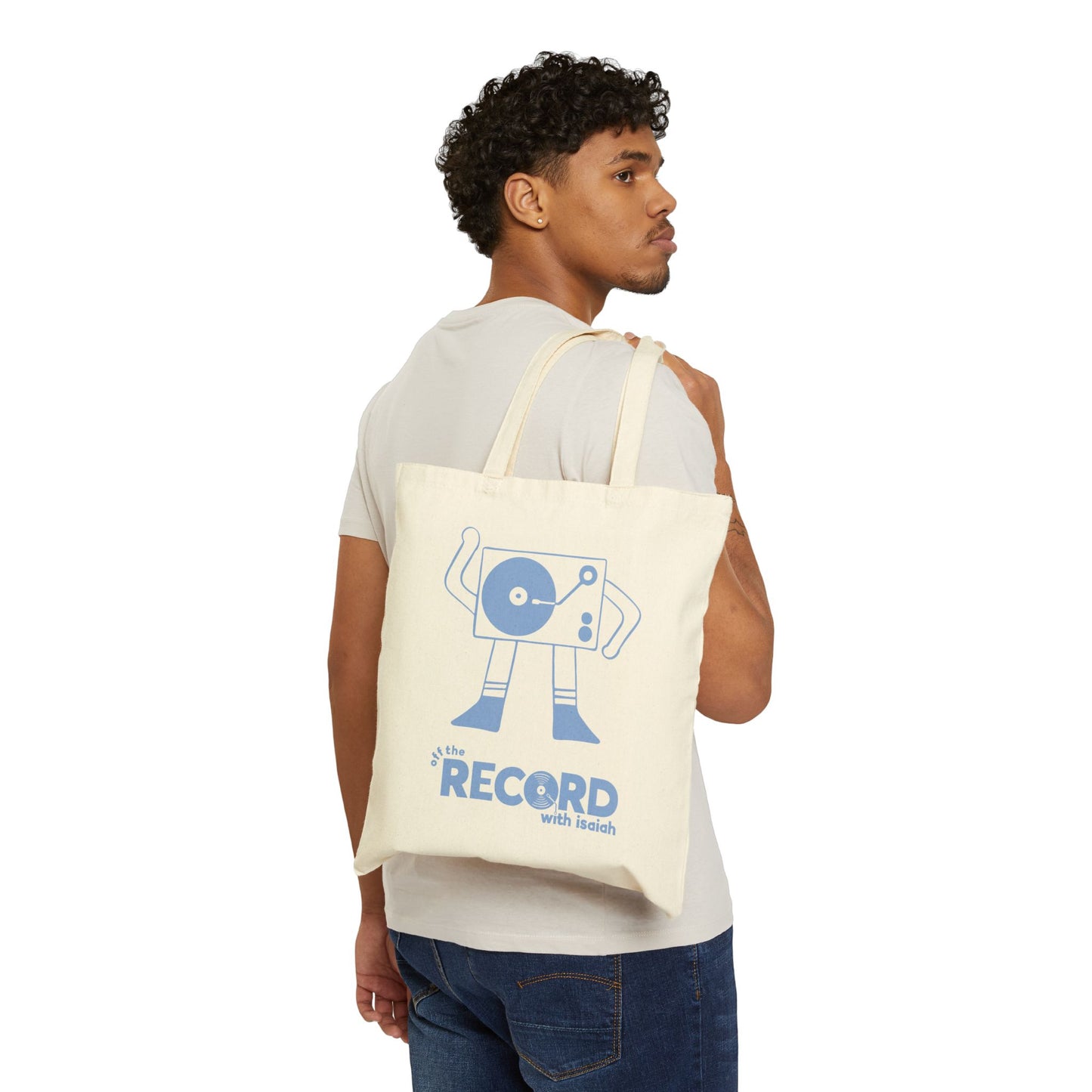 Record Head Tote Bag