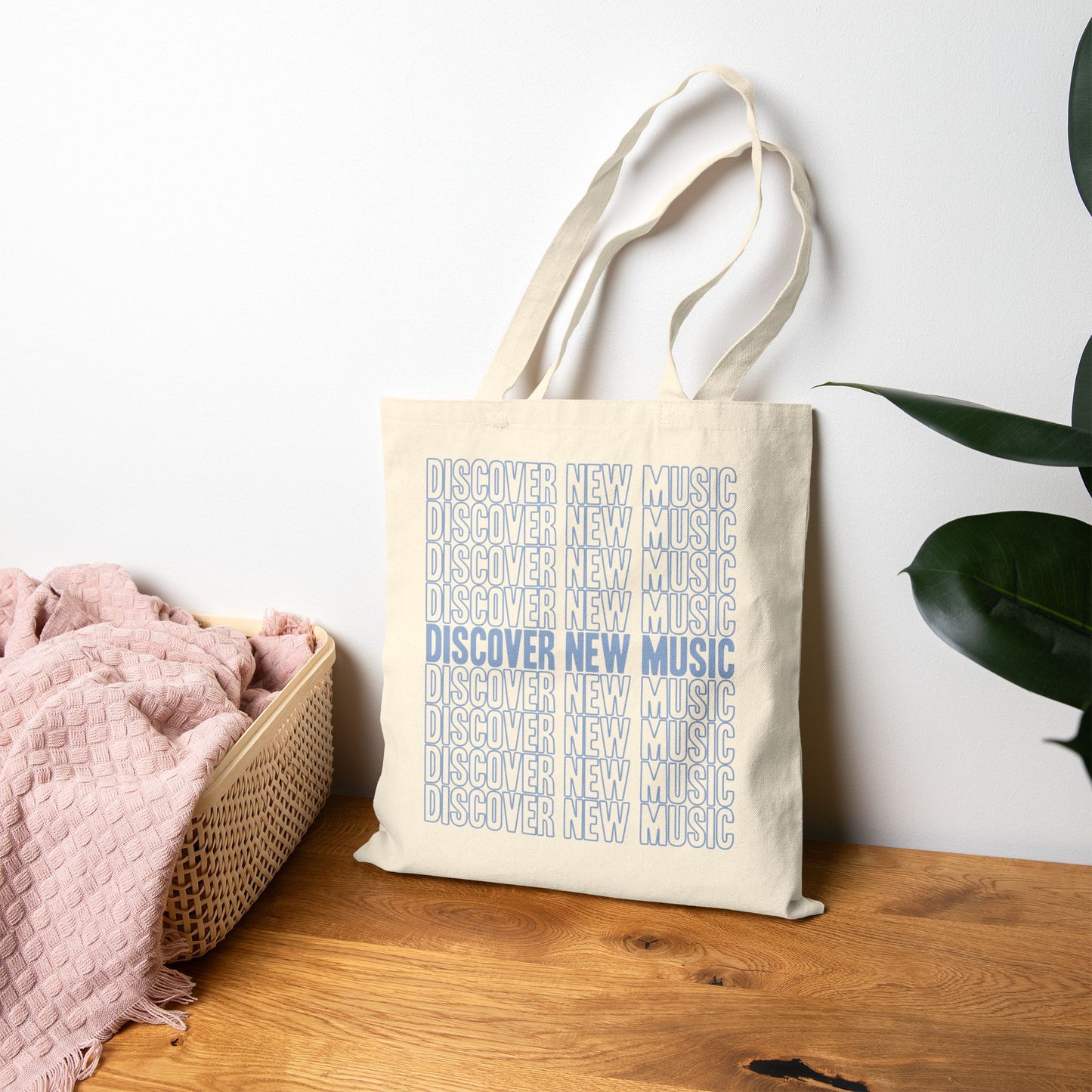 Discover New Music Tote Bag
