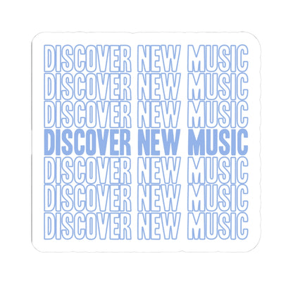Discover New Music Kiss-Cut Sticker